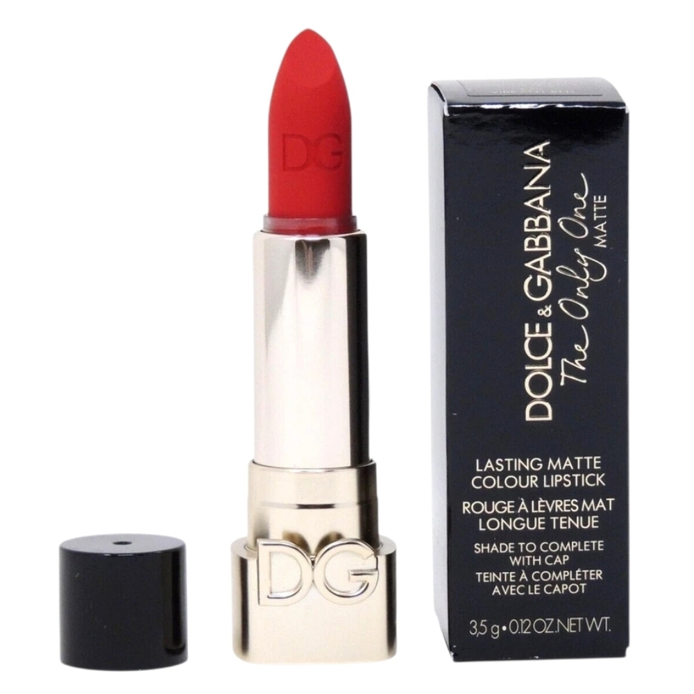 New Dolce & Gabbana The Only One Matte Lipstick 625 Vibrant Red Full Size Refill